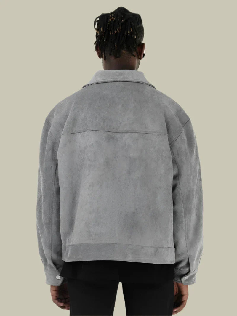 Men's Oversized Suede Jacket | ZENDA