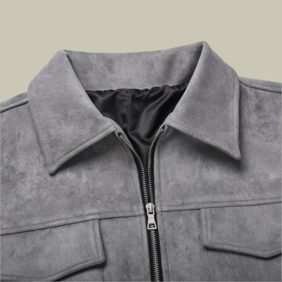 Men's Oversized Suede Jacket | ZENDA