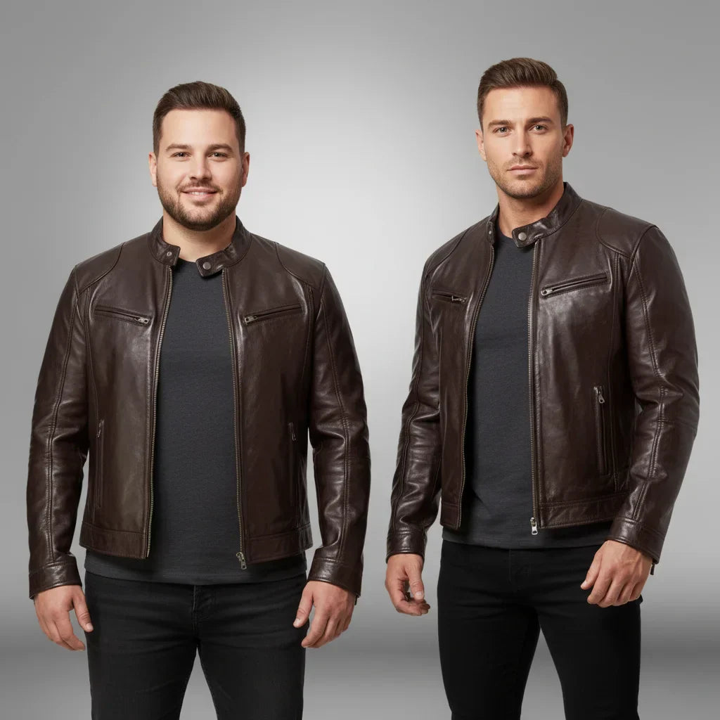 Trenton Lederjacke für Herren • Zenda