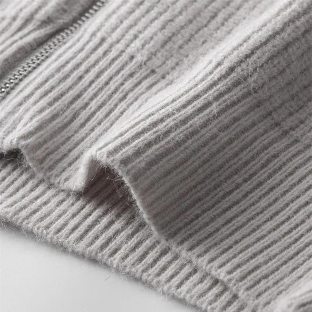 Colton Cashmere Zip Sweater | ZENDA