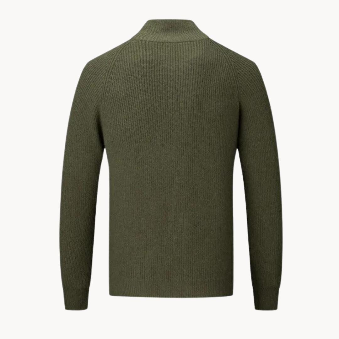Colton Cashmere Zip Sweater | ZENDA