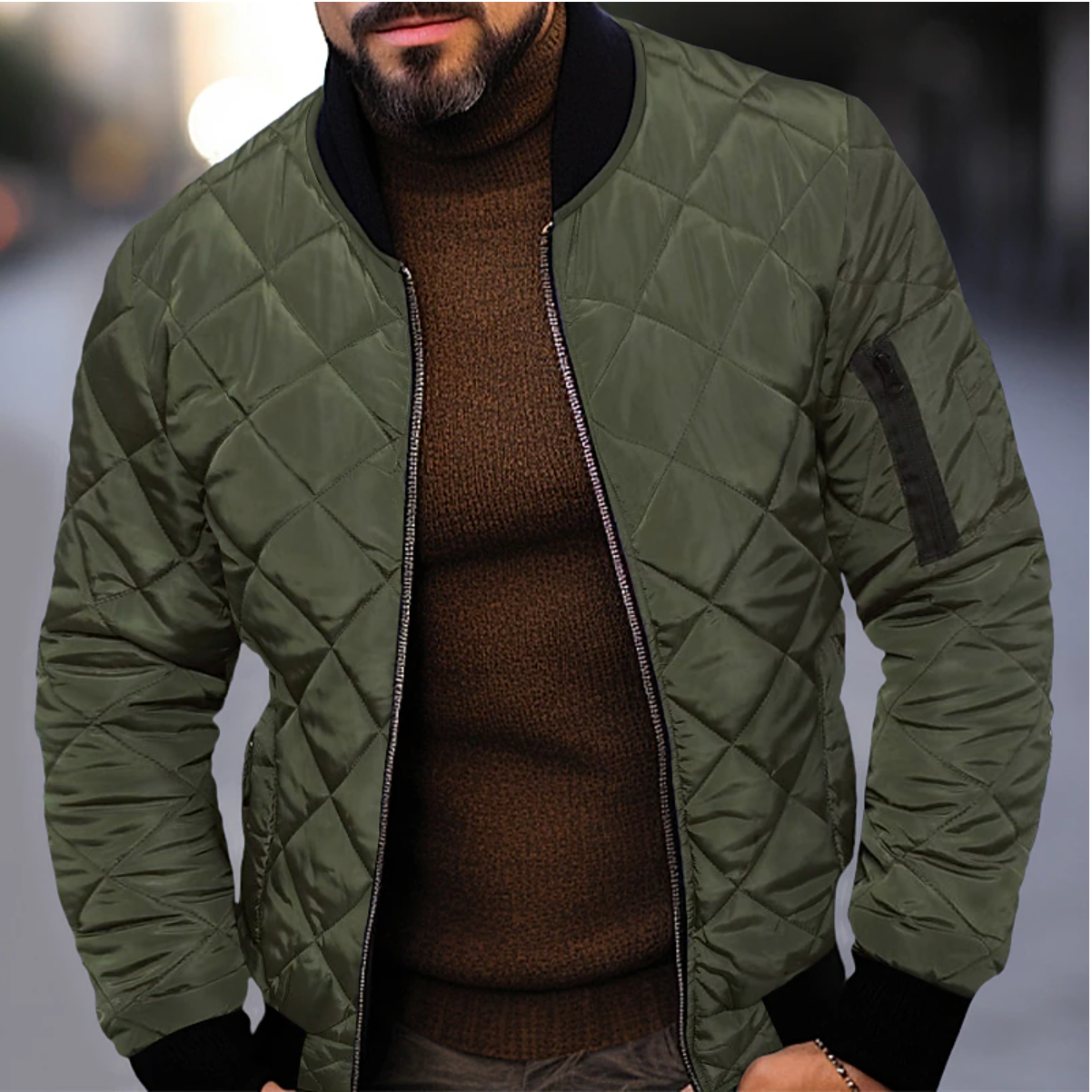 Nico Bomber Jacket for Men | ZENDA