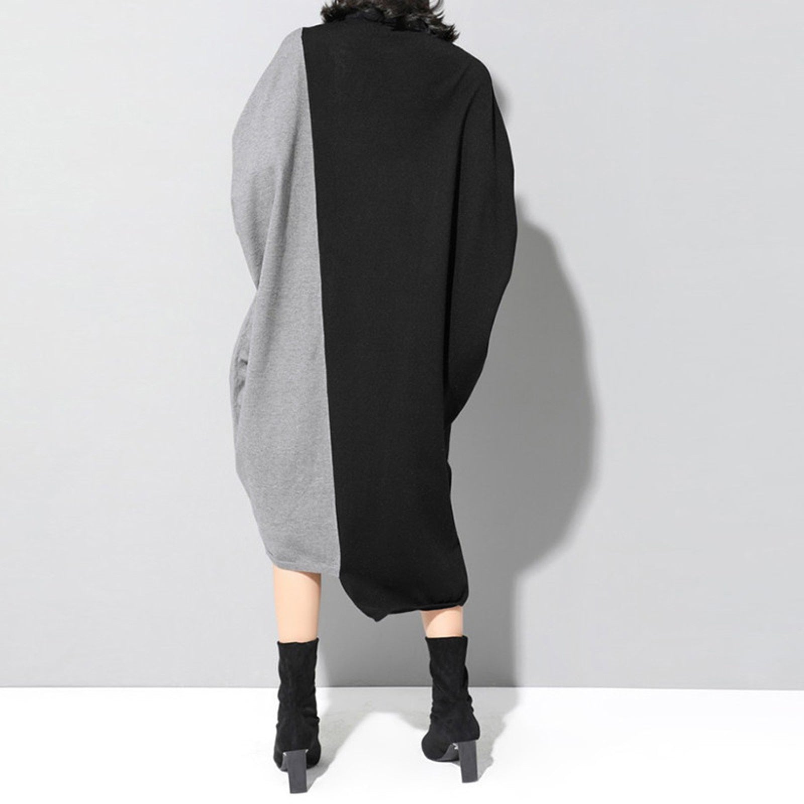 Knitted Long Sweater Dress | Zenda
