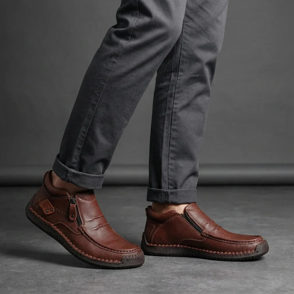 Handgemaakte Leren Schoenen met Comfort en Karakter • BARTON™