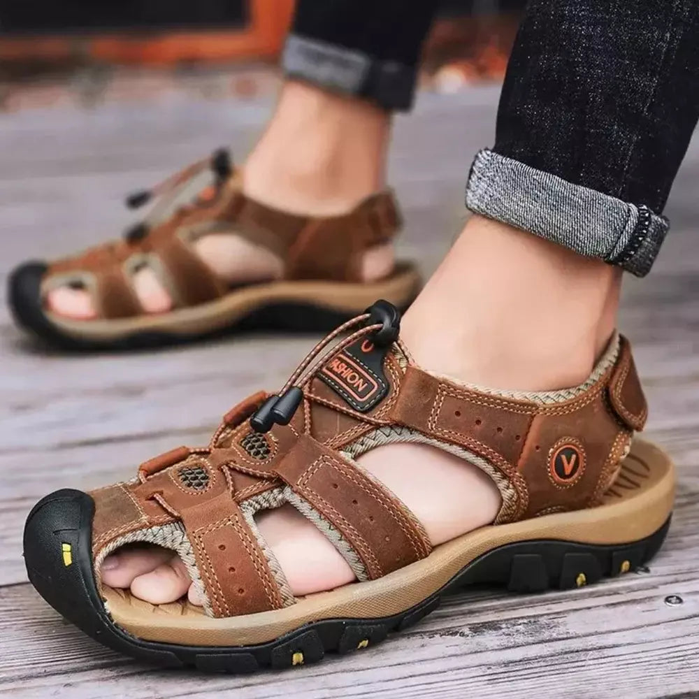 ErgoStride™ | All-Terrain Comfort Sandalen voor Heren