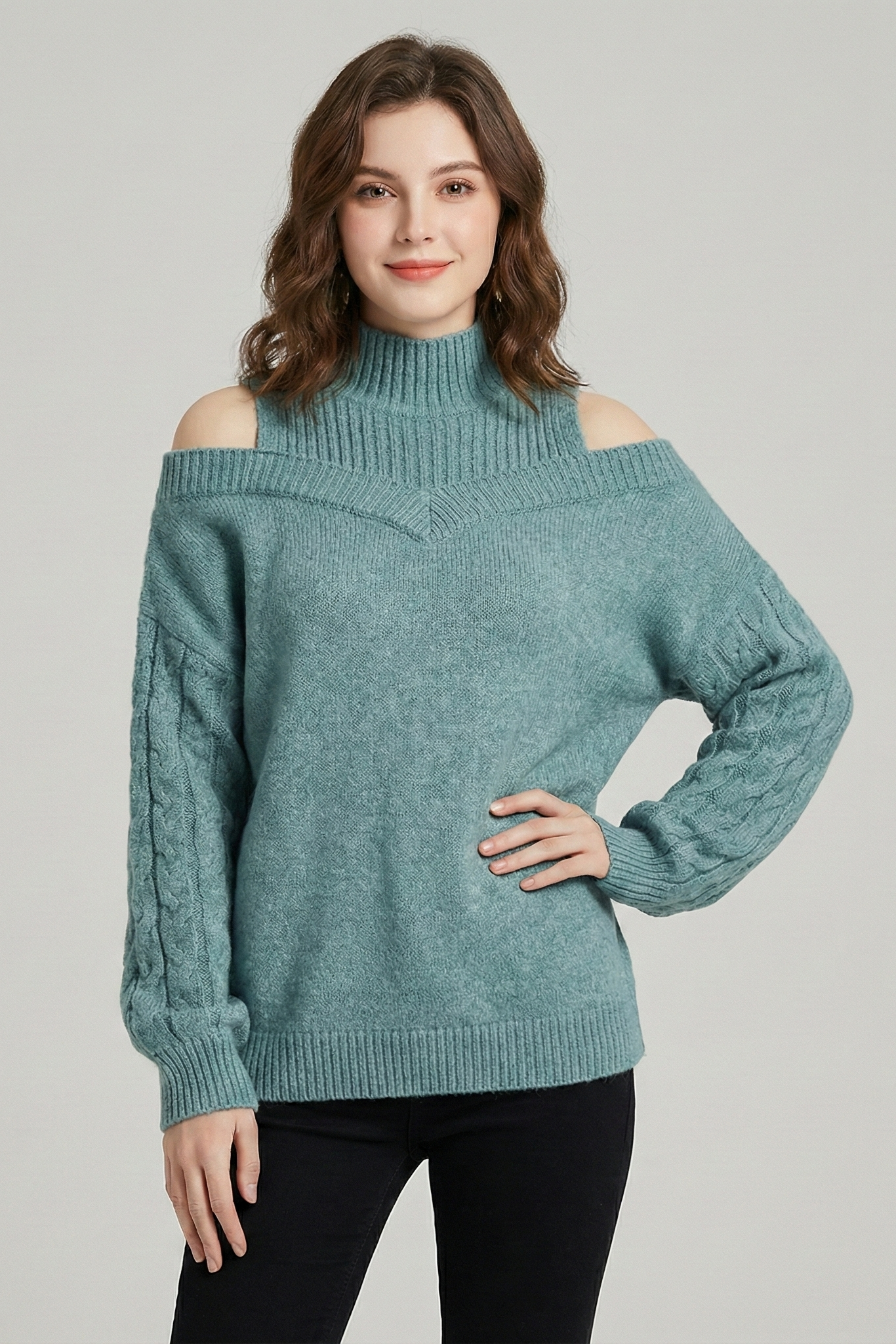 Off Shoulder Sweater | Zenda
