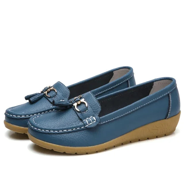 Dames Mocassin Orthopedisch Leer - OrthoMoc™