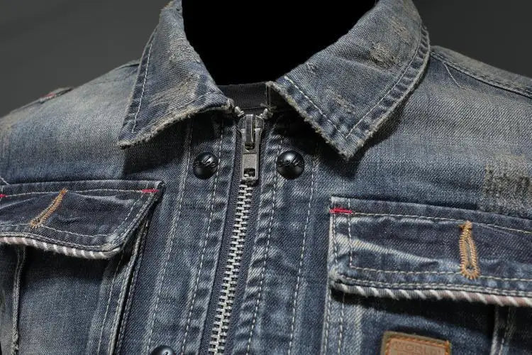 Carl Retro Denim Jacket | ZENDA