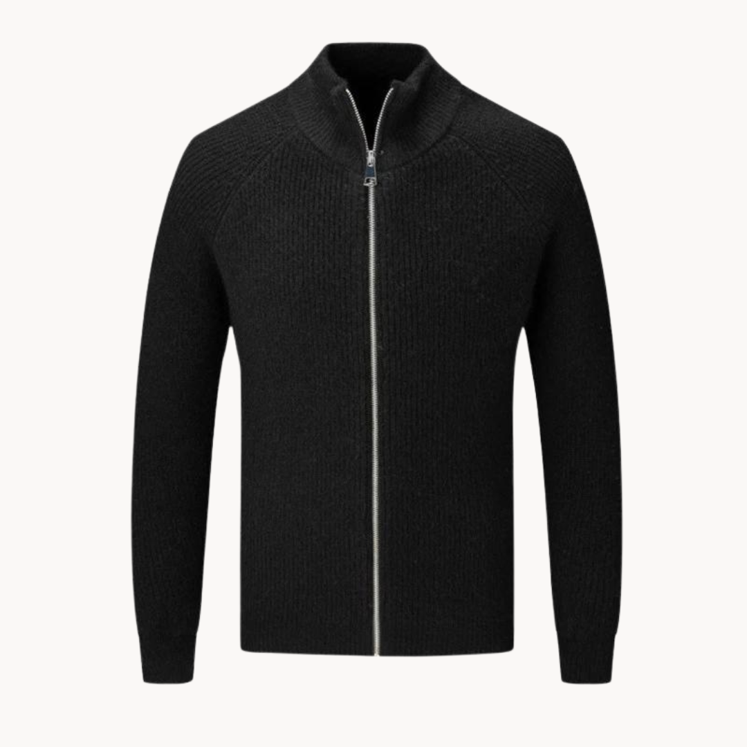 Colton Cashmere Zip Sweater | ZENDA