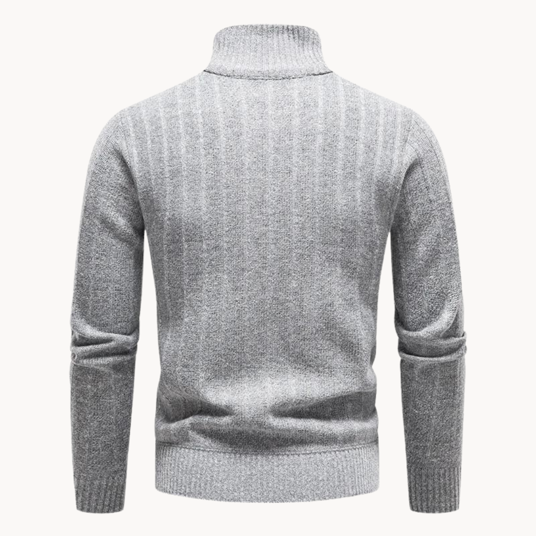 Freddie Quarter Zip Sweater | Zenda