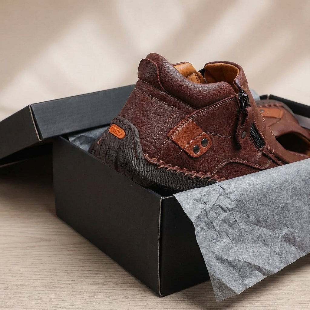 BARTON™ | Handgemaakte Leren Schoenen met Comfort en Karakter