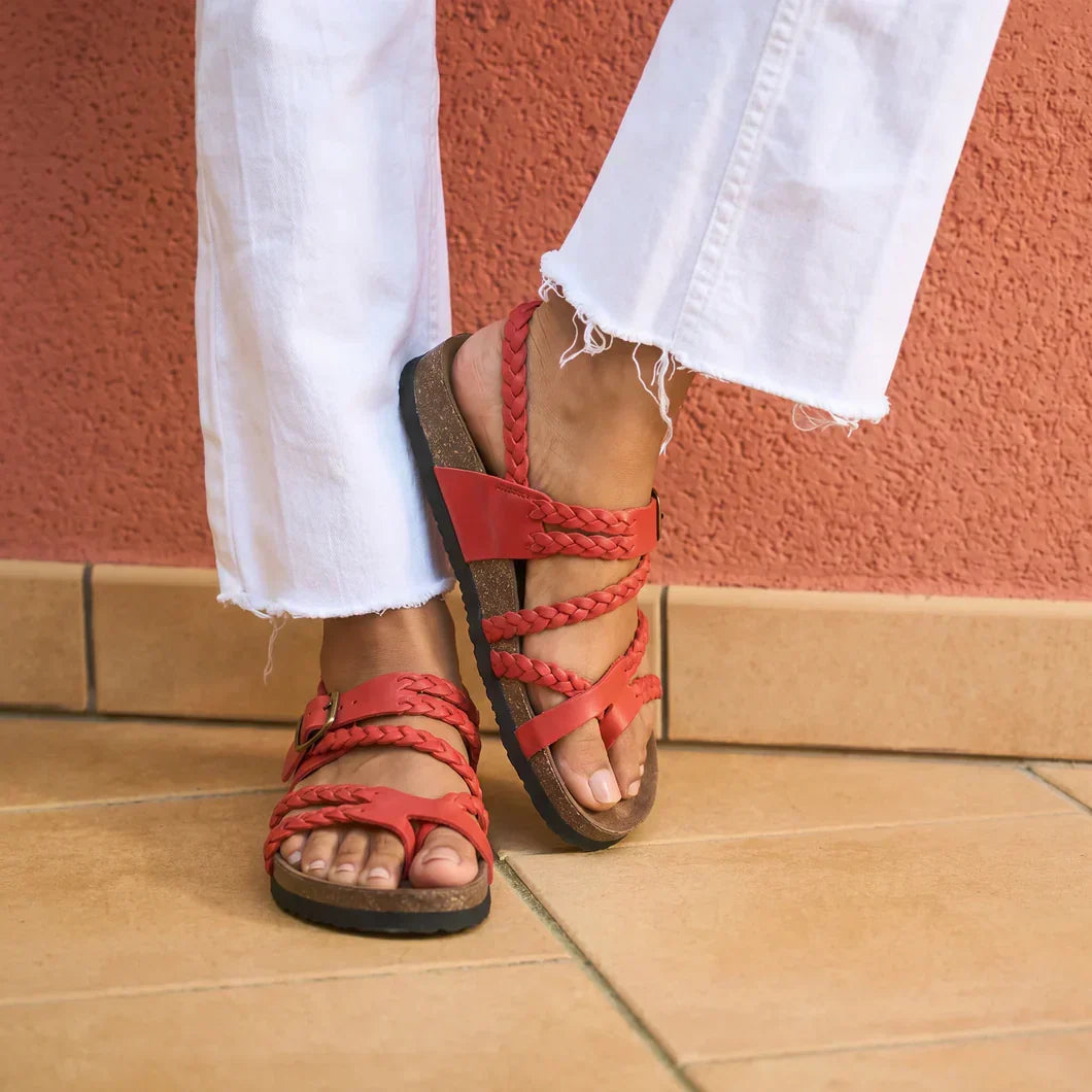 Tressia™ • Orthopedische Leren Comfortsandalen voor Dames