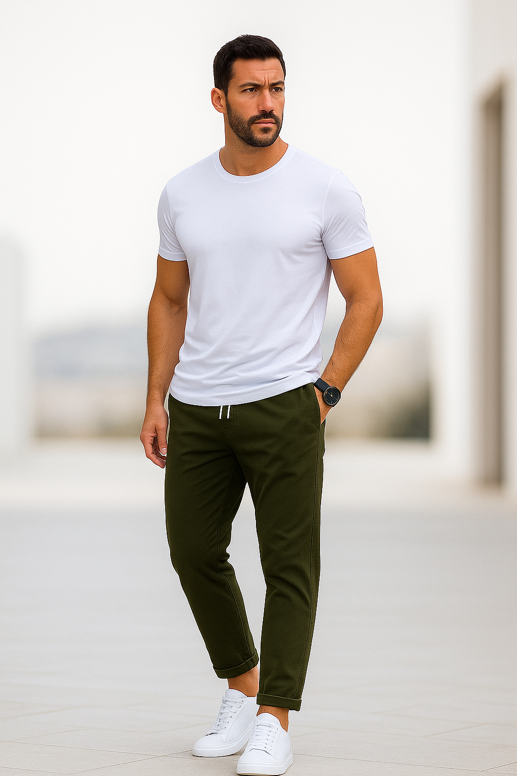 Slim-Fit Freizeithose für moderne Männer Jonas • Colosy™