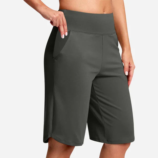 Zeniva™ - Elastische Yoga Bermudashorts voor Dames