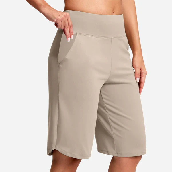 Zeniva™ - Elastische Yoga Bermudashorts voor Dames