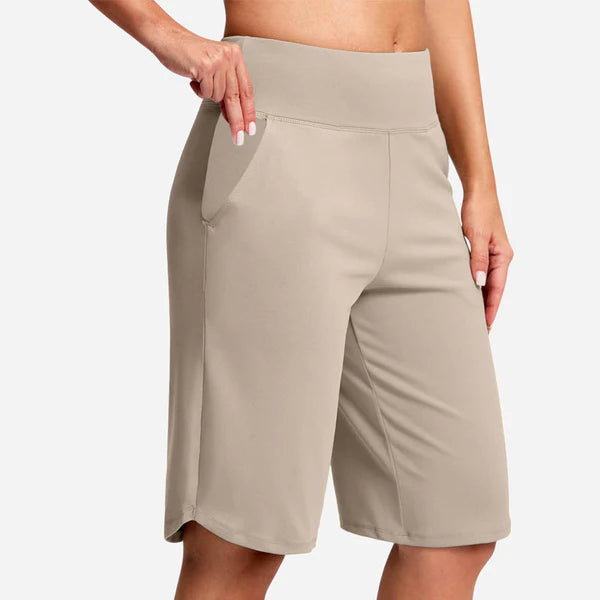 Zeniva™ - Elastische Yoga Bermudashorts voor Dames