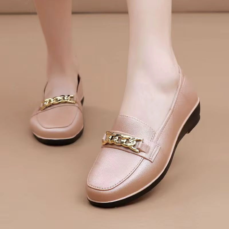 Dames Mocassin Orthopedisch Leer • CareMoc™