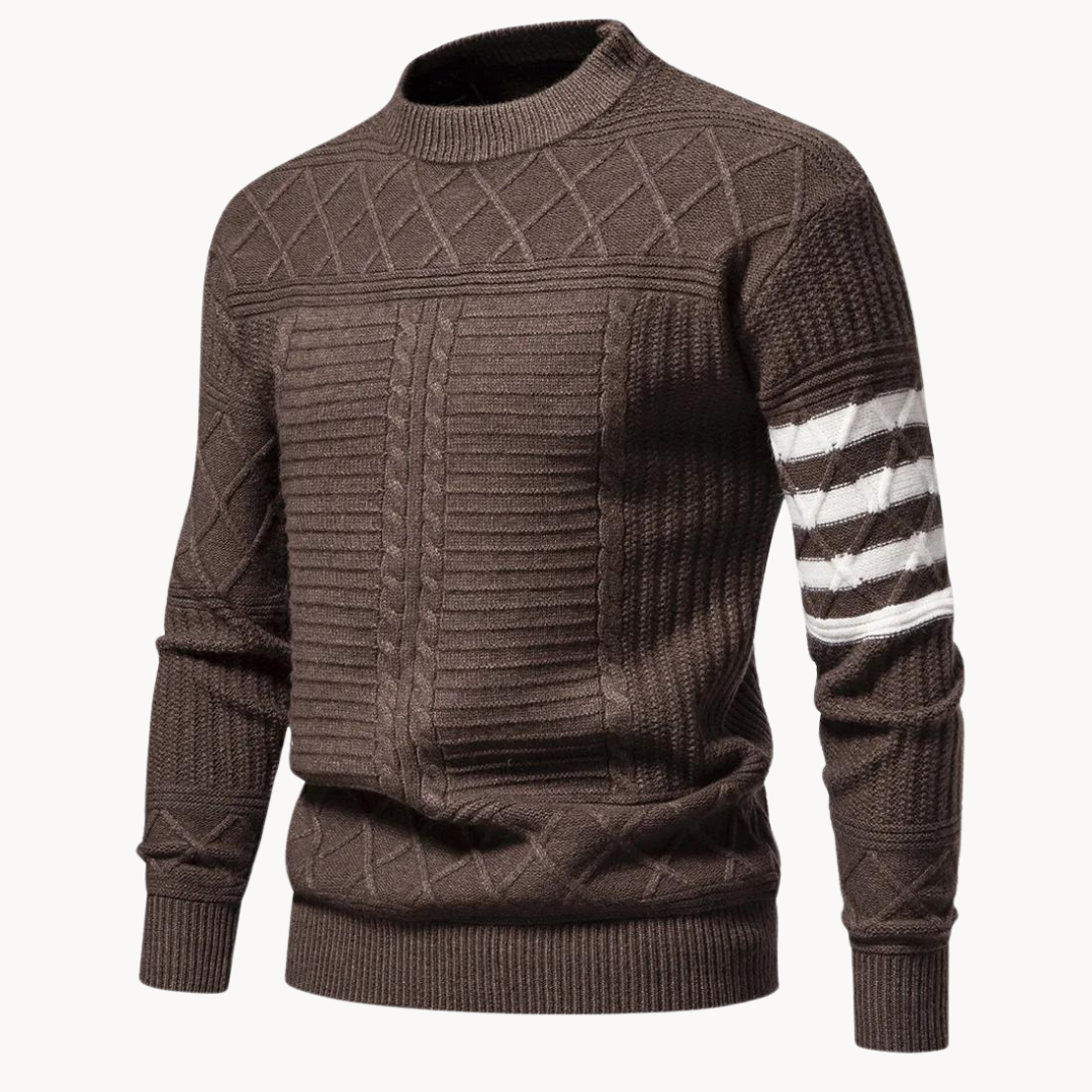 Warren Cable Crewneck Sweater | Zenda
