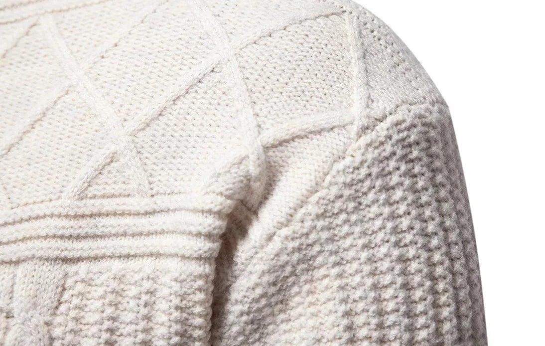 Warren Cable Crewneck Sweater | Zenda