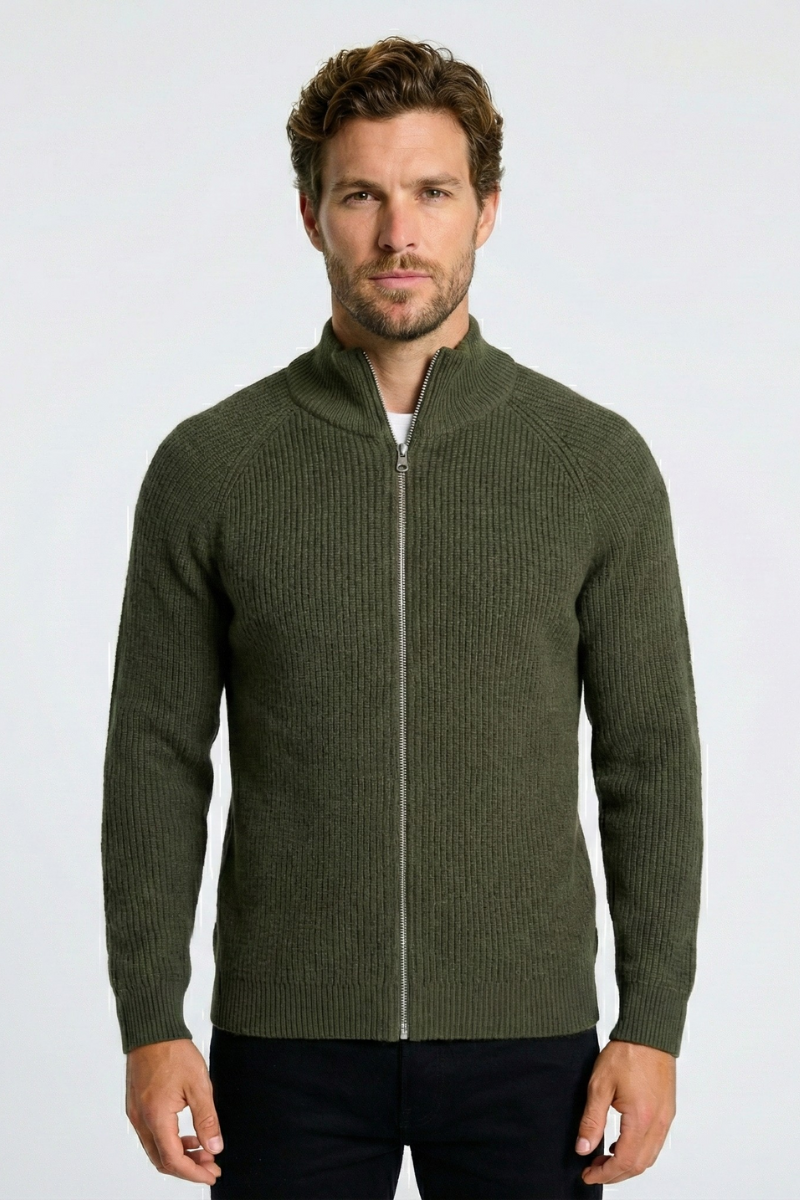 Colton Cashmere Zip Sweater | ZENDA