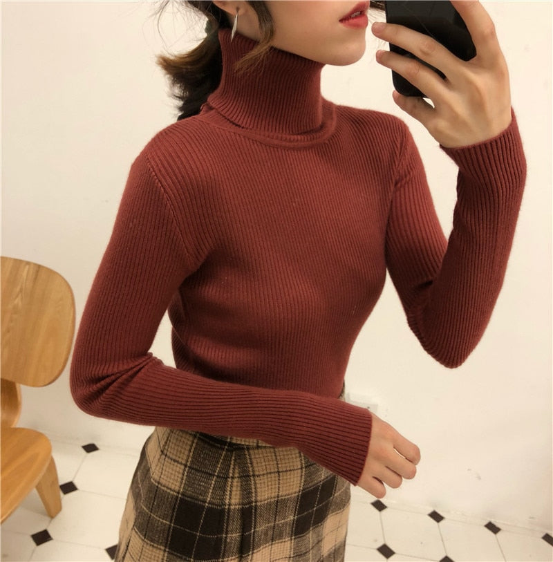 Jasmine Turtleneck Sweater | Zenda