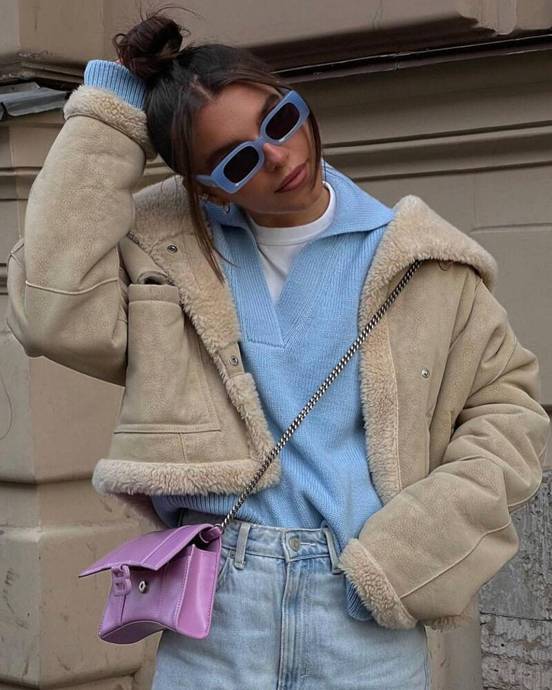 Zaynab V-neck Sweater | Zenda