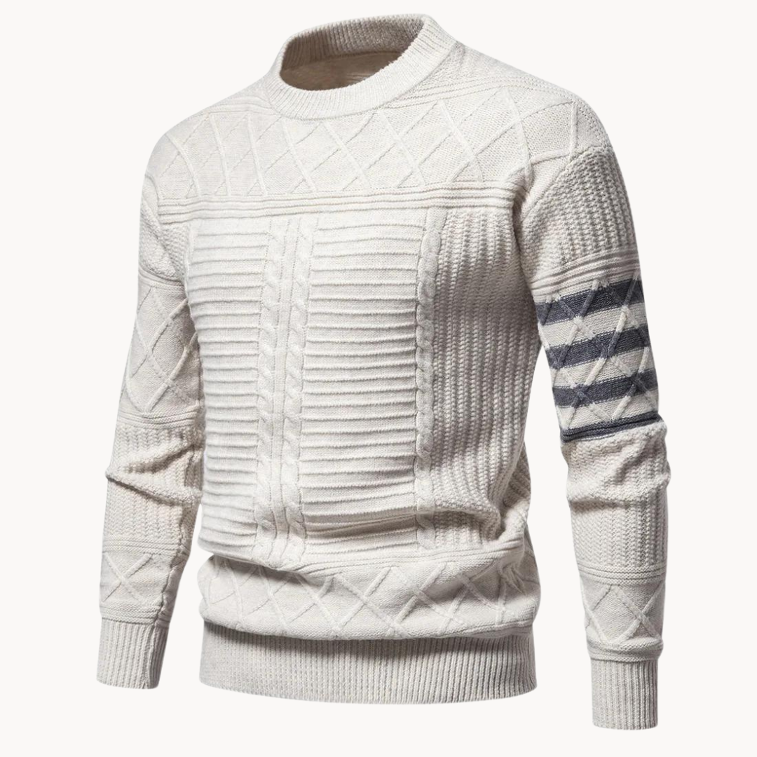 Warren Cable Crewneck Sweater | Zenda