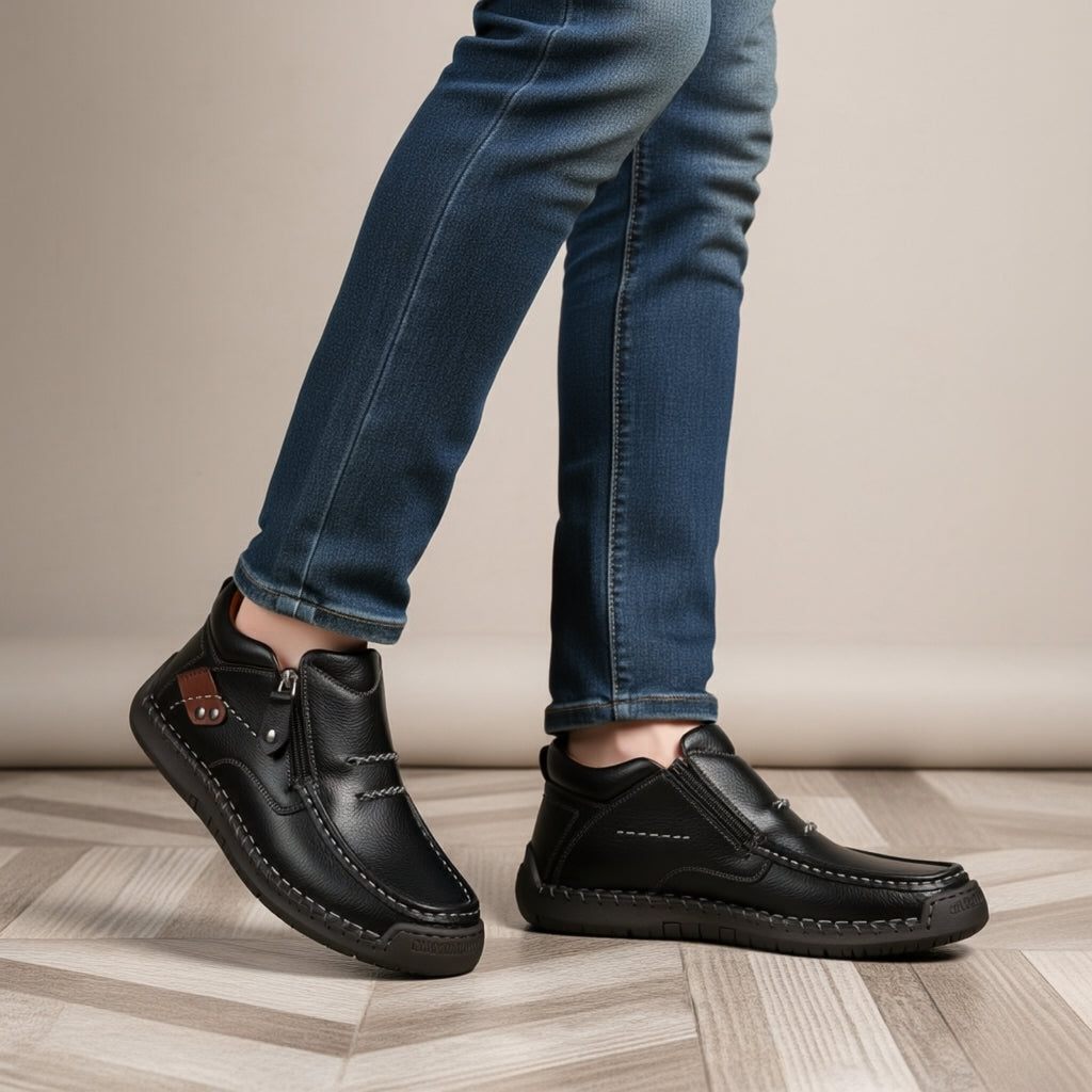 Handgemaakte Leren Schoenen met Comfort en Karakter • BARTON™