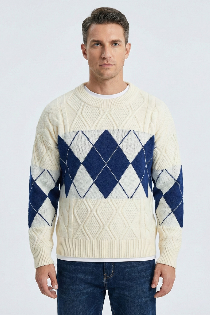 Ellis GeoKnit Sweater | Zenda