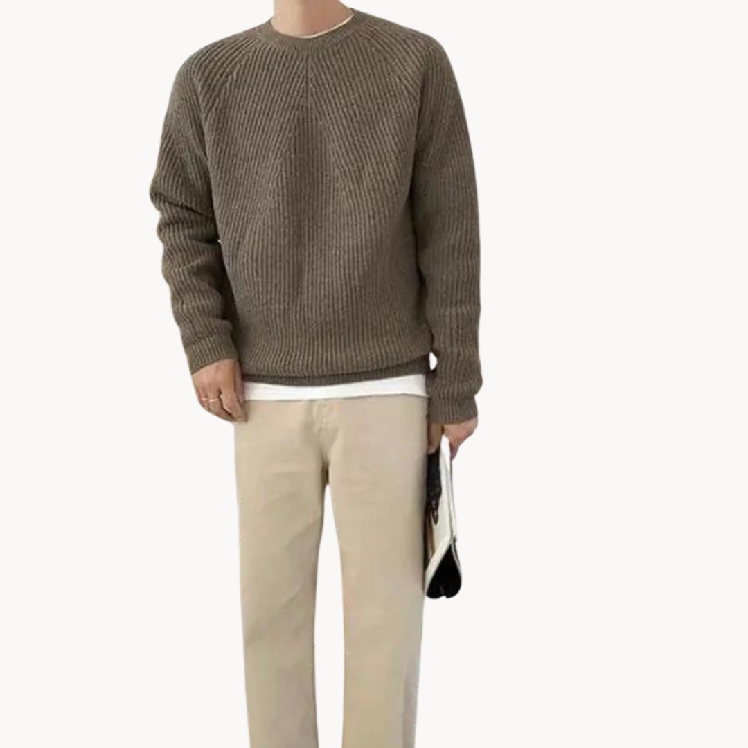 Ronan Ridgeway Ribbed Sweater | Zenda