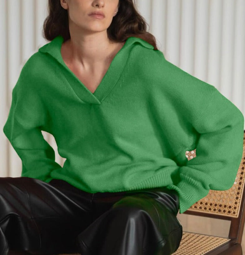 Zaynab V-neck Sweater | Zenda