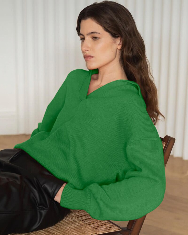 Zaynab V-neck Sweater | Zenda