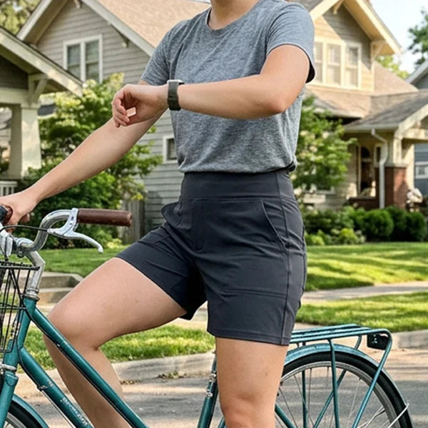 Norelia™ – Elegante High-Waist Dames Shorts