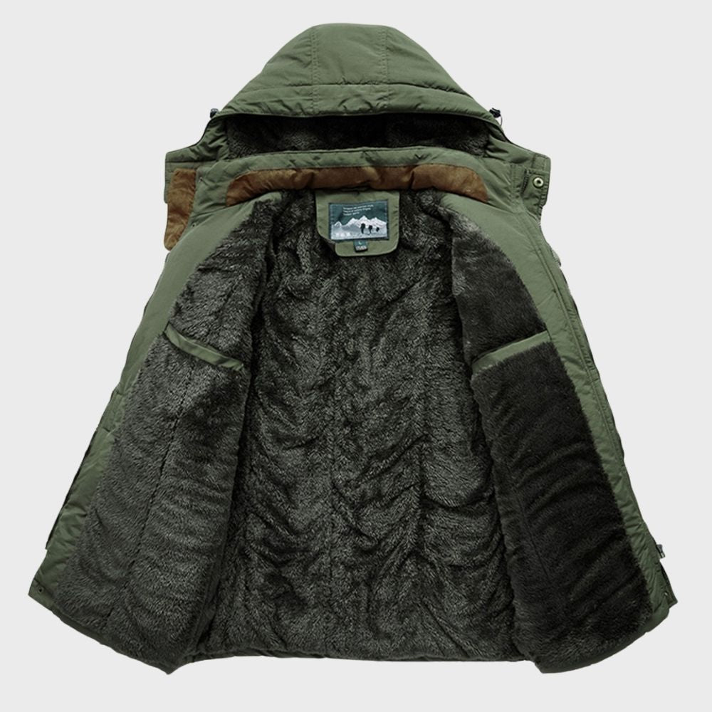 Adrian Men's Hooded Waterproof Winter Jacket | ZENDA