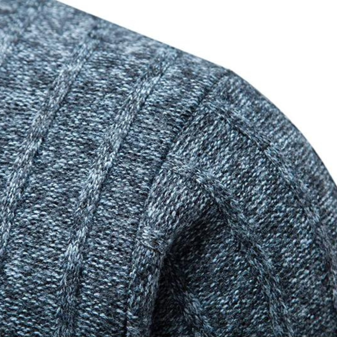 Freddie Quarter Zip Sweater | Zenda