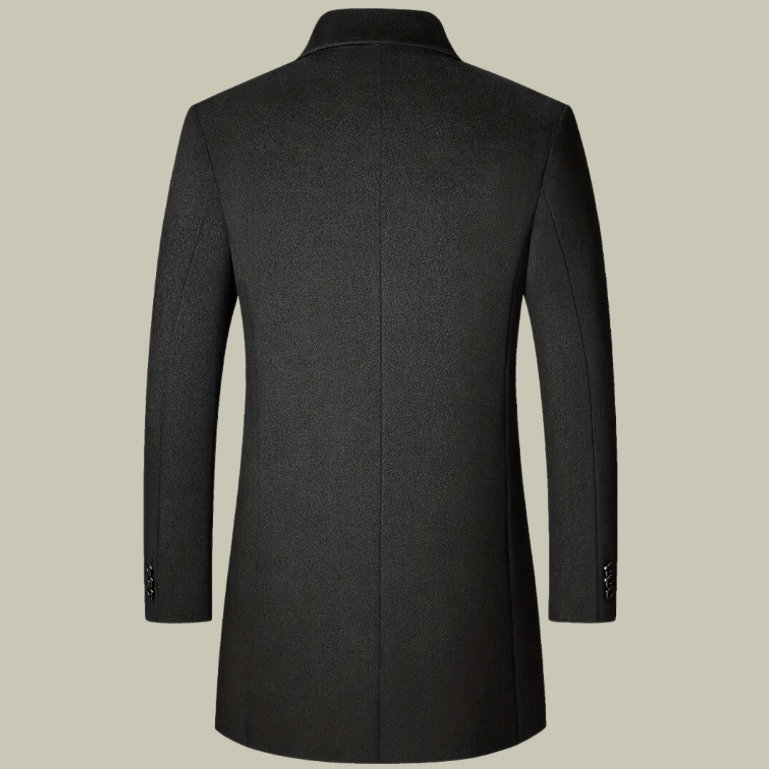 Men's Premium Woolen Long Jacket | ZENDA