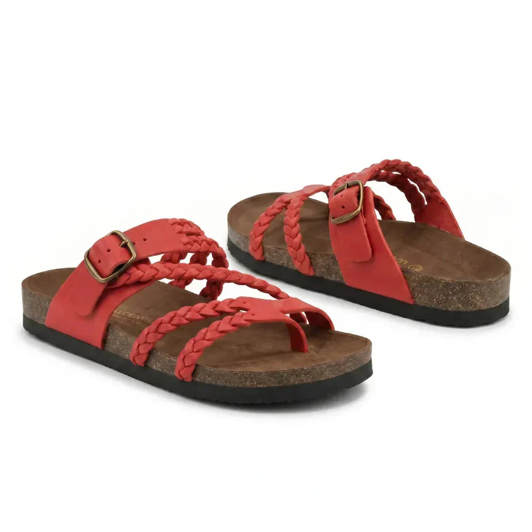 Tressia™ | Orthopedische Leren Comfortsandalen voor Dames