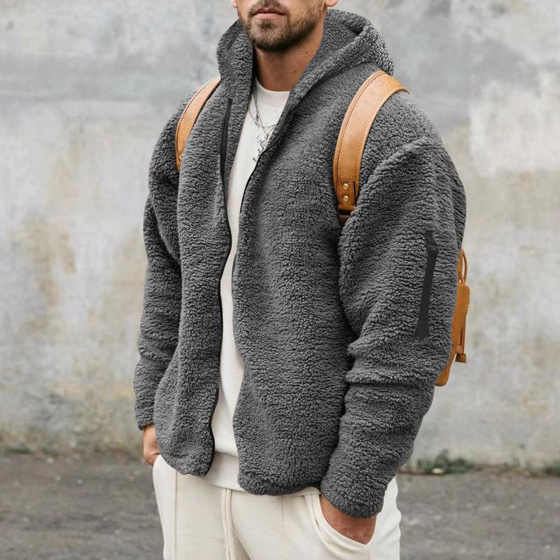 Paul Double Fleece Hooded Jacket | ZENDA