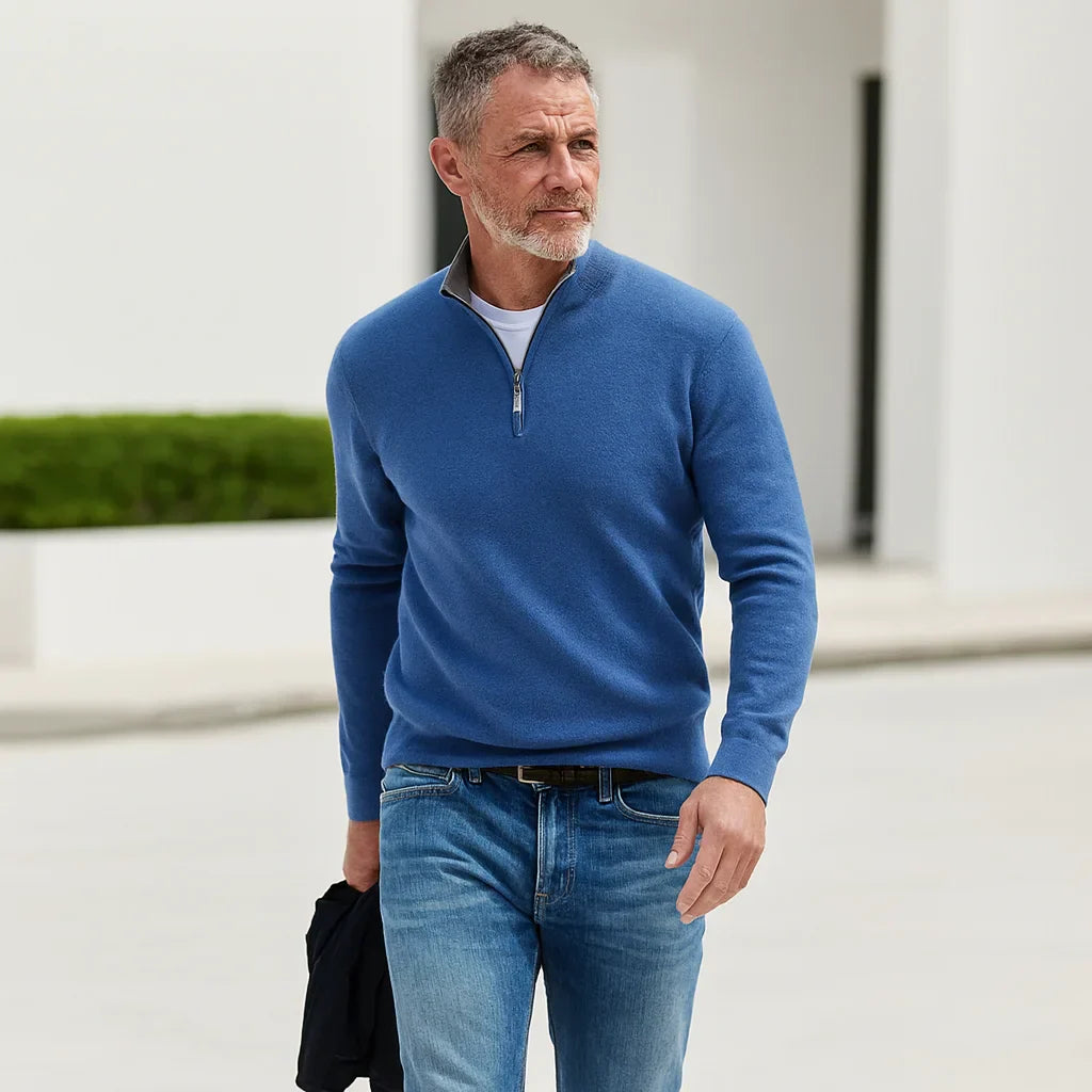 Santous Zip-Pullover • Zenda