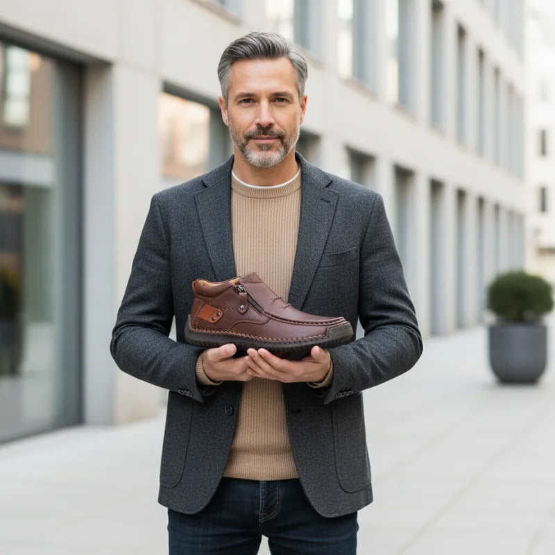 BARTON™ | Handgemaakte Leren Schoenen met Comfort en Karakter