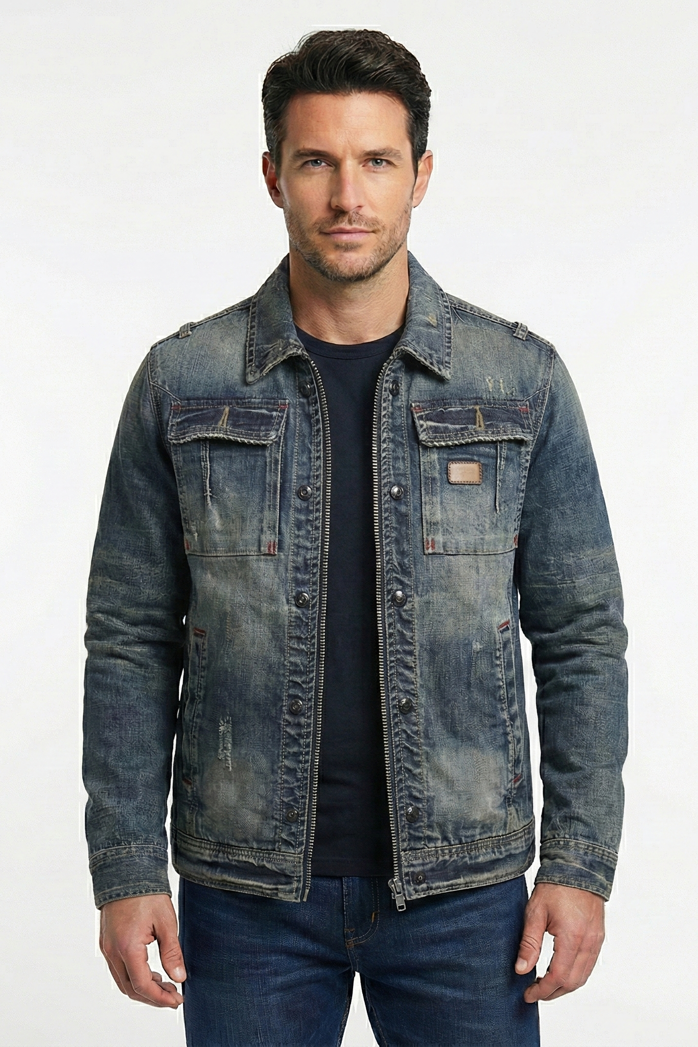 Carl Retro Denim Jacket | ZENDA