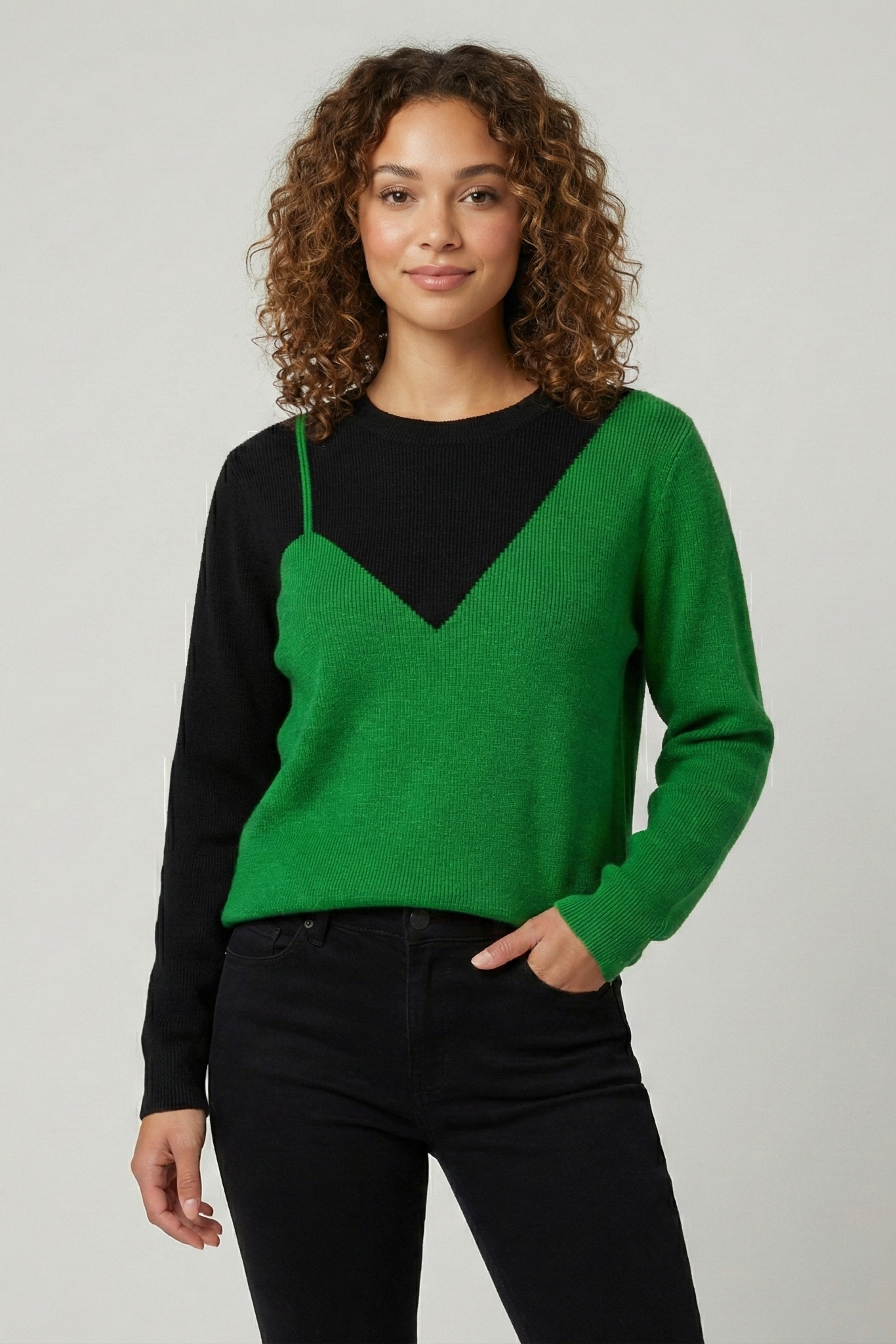 O-Neck Knitted Sweater | Zenda