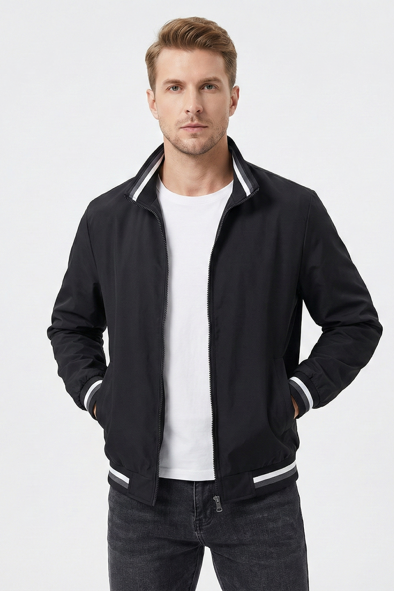 Men's Lightweight Bomber Jacket | ZENDA