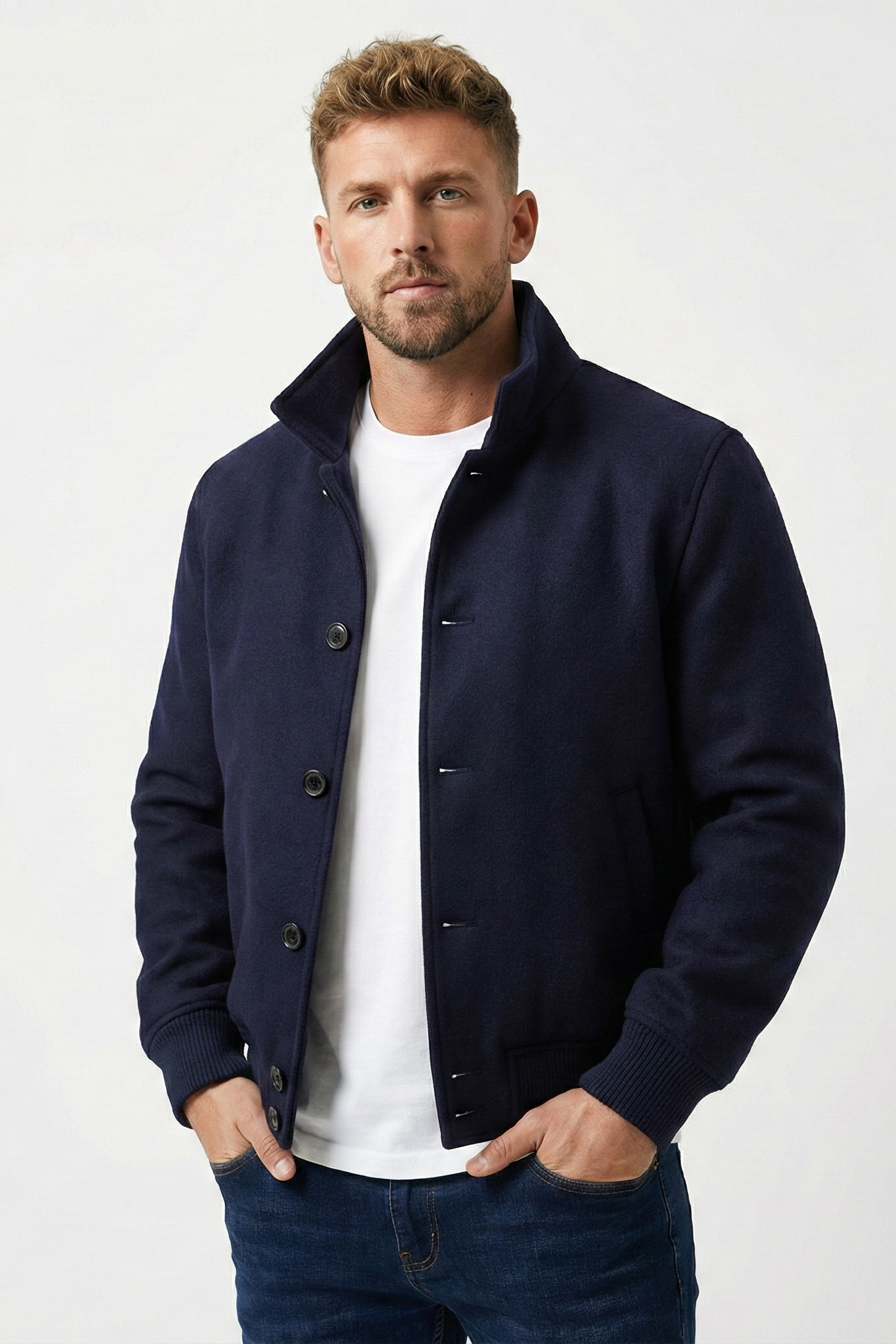 Berto Men's Casual Bomber Jacket | ZENDA