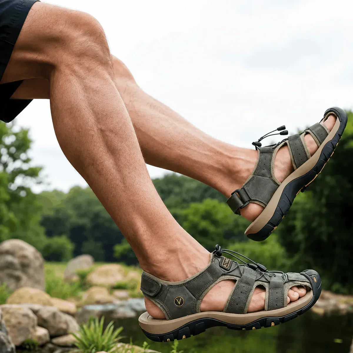 All-Terrain Comfort Sandalen voor Heren - ErgoStride™