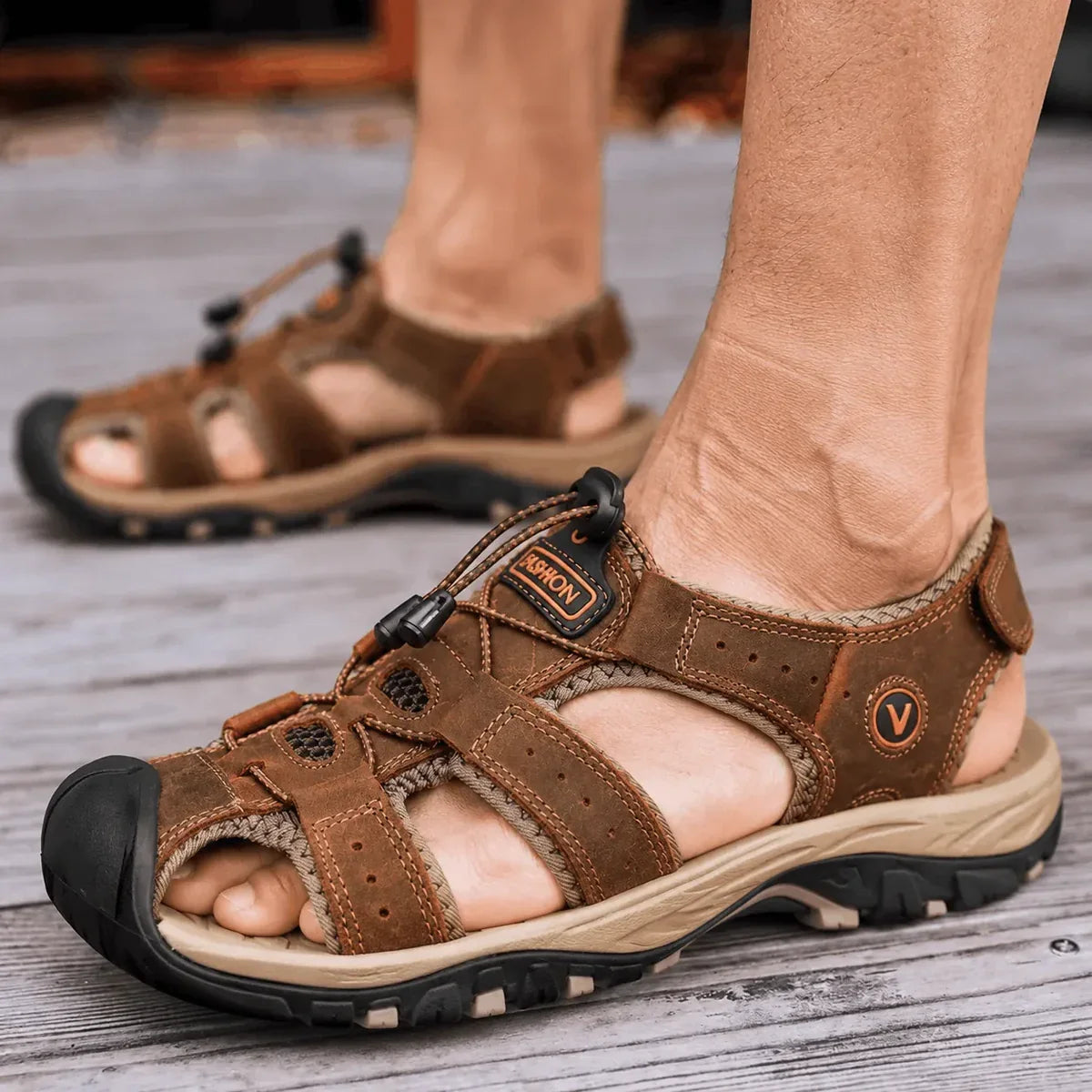 ErgoStride™ - All-Terrain Comfort Sandalen voor Heren