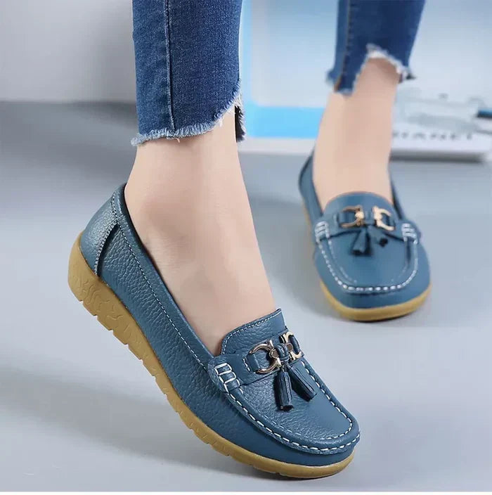 Dames Mocassin Orthopedisch Leer - OrthoMoc™
