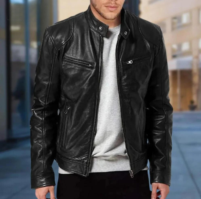 Trenton Leather Men's Jacket | ZENDA
