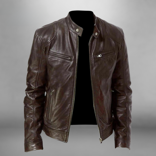 Trenton Leather Men's Jacket | ZENDA