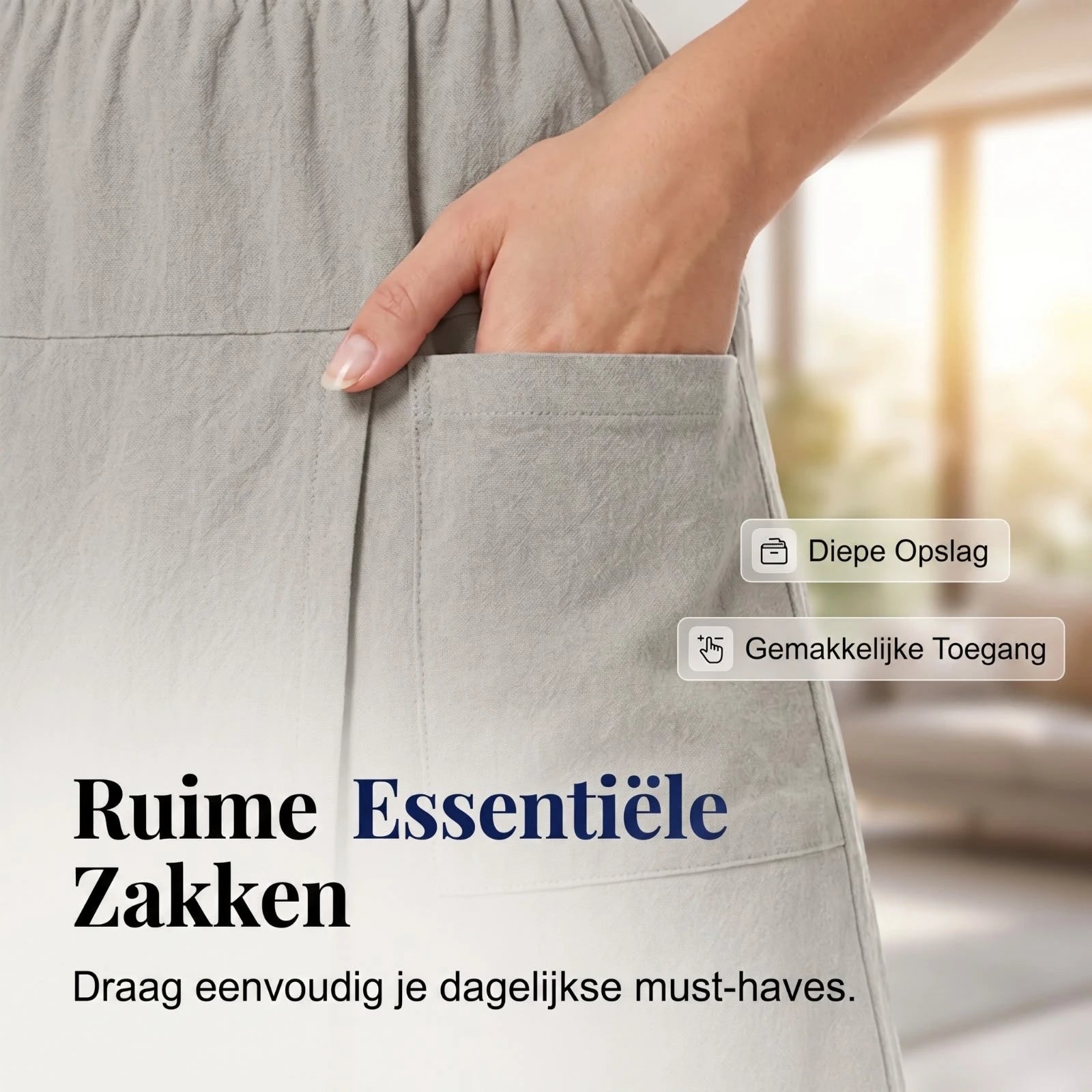 Veliora™ - Elegante Dames Shortrok met Overslag
